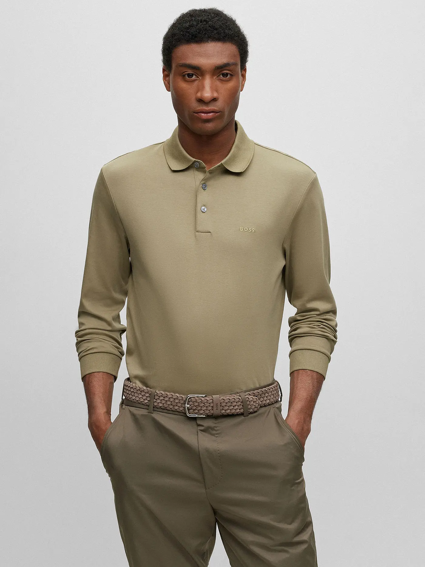 BOSS | Poloshirt Regular Fit PADO 11 | grün